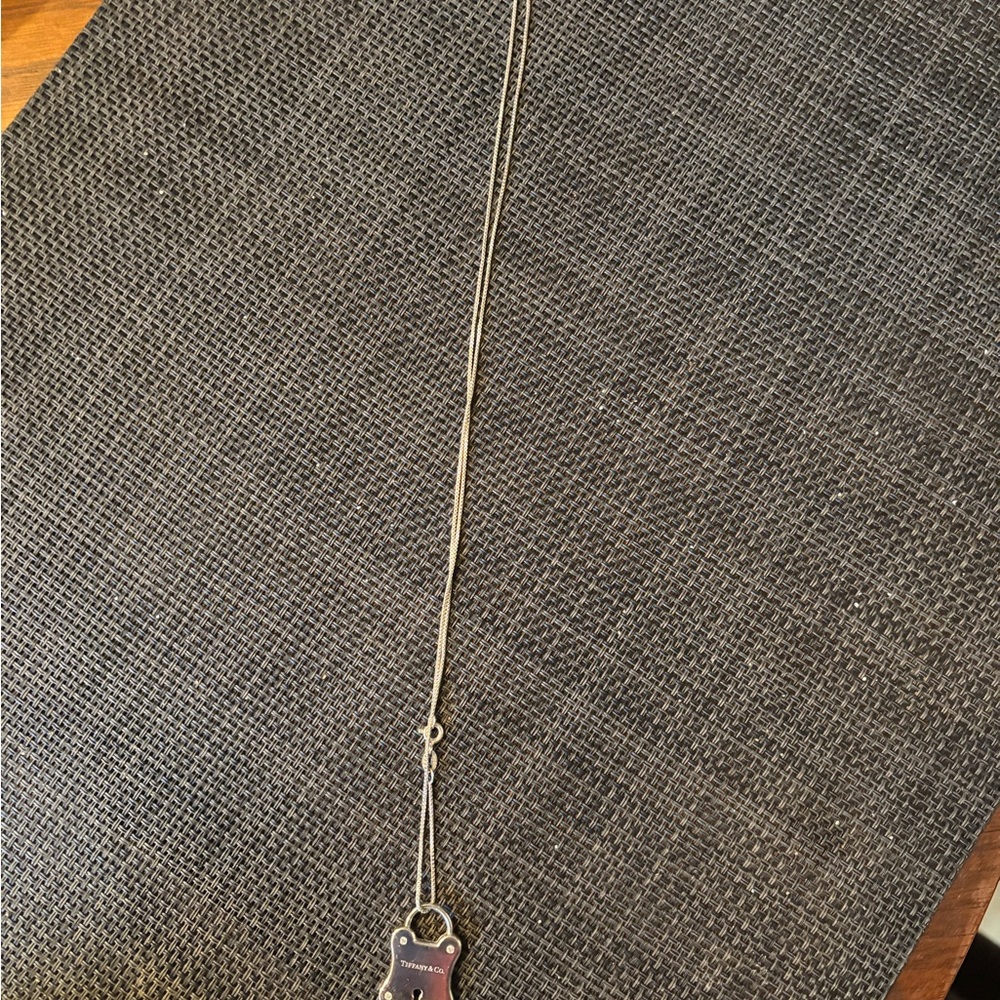 Tiffany & Co. Love lock with dimonds  Pendant Necklace